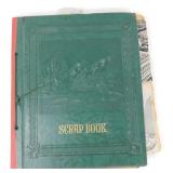 Scrapbook with WWII Newspaper Articles