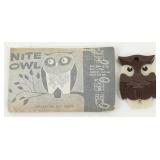 2 Vintage "Nite Owl" Glow-in-the-Dark Advertising