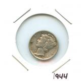 1944 Mercury Silver Dime
