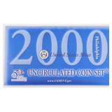 2000 U.S. Mint Uncirculated Coin Set -