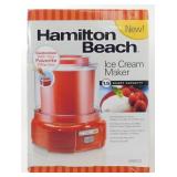 * Hamilton Beach Ice Cream Maker - New