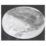 Clear Quartz Coin - 35.76 grams