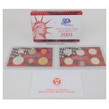 2001 United States Mint Silver Proof Set