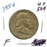 1956 Franklin Silver Half Dollar