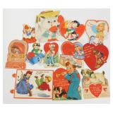 Vintage Valentine Card Paper Ephemera Lot