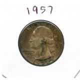 1957 Washington Silver Quarter