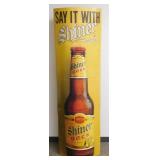 * Shiner Bock Very Tall Cardboard Display Beer