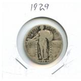 1929 Standing Liberty Silver Quarter