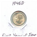 1946-D Roosevelt Silver Dime