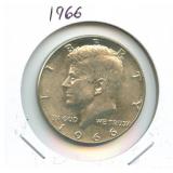 1966 Kennedy Silver Half Dollar