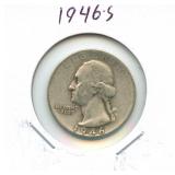 1946-S Washington Silver Quarter