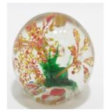 Vintage Hand Blown Glass Paperweight