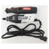 Hart Plug-In Dremel and Hyper Tough Battery