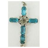 Vintage Stanhope Cross Pendant with Lordï¿½s Prayer