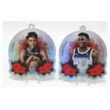 Ace Bailey and Anthony Edwards Ornament Cards