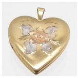 Vintage 10K Yellow Gold Locket - 3.75 grams,