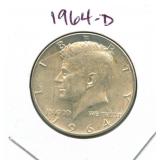 1964-D Kennedy Silver Half Dollar