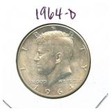 1964-D Kennedy Silver Half Dollar