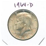 1964-D Kennedy Silver Half Dollar