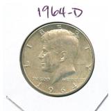 1964-D Kennedy Silver Half Dollar