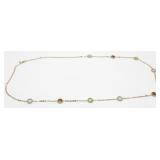 Robert Verdi Necklace with Various Colored Glass