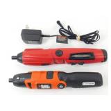 2 Cordless Drills - Black & Decker Rechargeable,