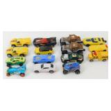 4 Matchbox Cars & 11 Hot Wheels - All Nice