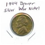 1944 Denver Silver War Nickel