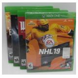 4 Xbox One Games - 1 Sealed