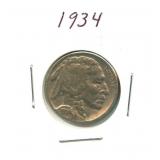 1934 Buffalo Nickel