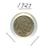 1927 Buffalo Nickel