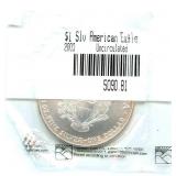 2003 U.S. Silver Eagle ASE - Uncirculated, 1 oz