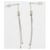 Sterling Silver Pierced Ear Strings - 1.97 grams