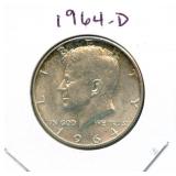 1964-D Kennedy Silver Half Dollar