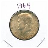 1964 Kennedy Silver Half Dollar