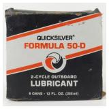 * 4 Cans Quicksilver Lubricant