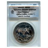 2013 First Release Canadian $5 Wildlife Antelope