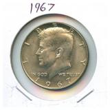 1967 Kennedy Silver Half Dollar