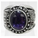 1986 Onalaska High School Class Ring - Marked