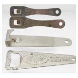 4 Old Blatz Beer Openers