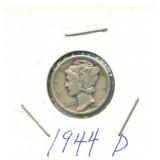 1944-D Mercury Silver Dime