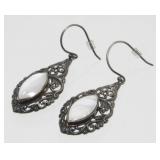 Vintage Sterling Silver and Mother of Pearl