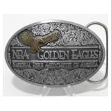 Vintage 1994 NRA Golden Eagles Two Tone Belt