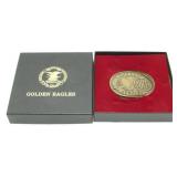 Vintage NRA Golden Eagles Belt Buckle in Box -