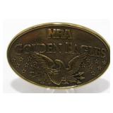 Vintage NRA Golden Eagles Belt Buckle - Brass,