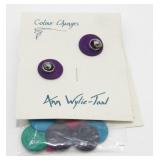 Sterling Silver Earrings - 1.51 grams, ï¿½Color