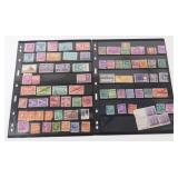 Postage Stamps 2 Display Sheets - Early U.S.,