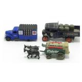 3 Advertising Toys - Marked Made in England and