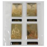 22k Gold Catfish Hunter, Shoeless Joe Jackson,