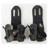 2 Leather Belt Cup Holders